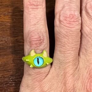 Statement Ring - Whimsical One Eyed Monster Design
